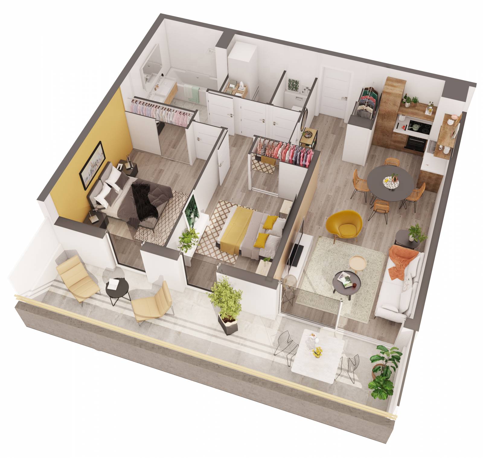 Prestation de qualité et normes environnementales pour les appartements neufs de la résidence Impression à Castelnau-le-Lez