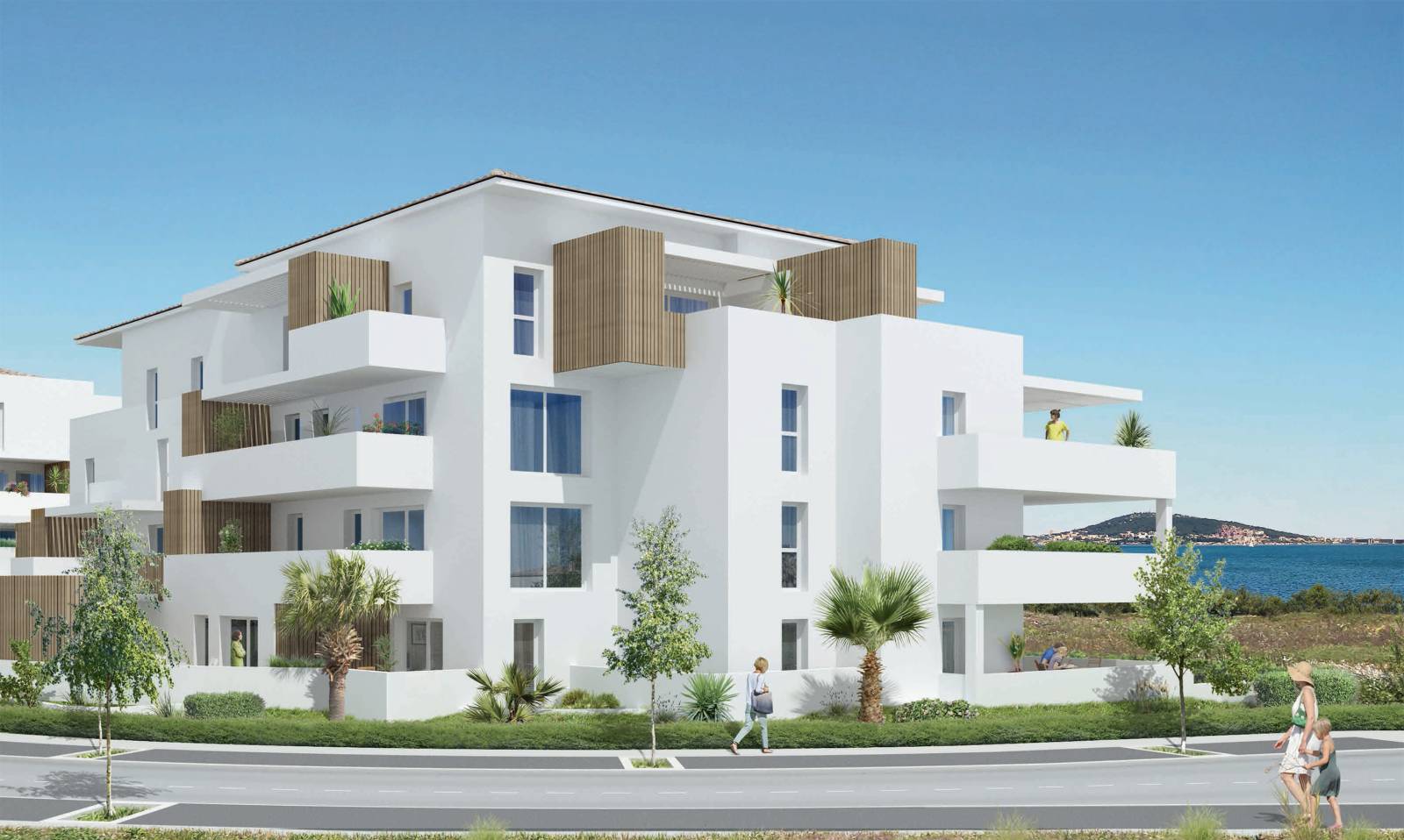 Votre appartement neuf en première ligne face à l’Étang de Thau :