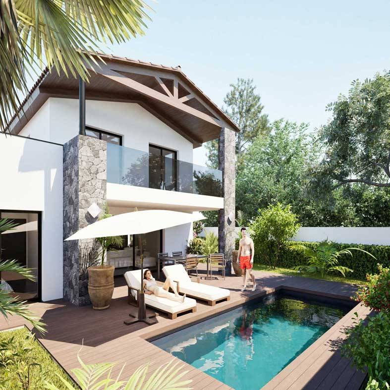 Pégase Immobilier Prunea 9 Villas confidentielles à deux pas de la mer au Grau d’Agde