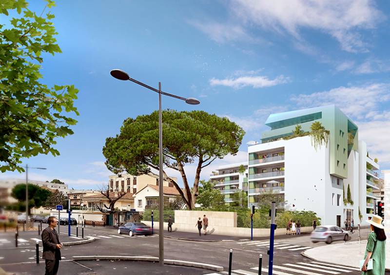 Résidence Boréal de logements neufs avec parking sécurisé à Montpellier