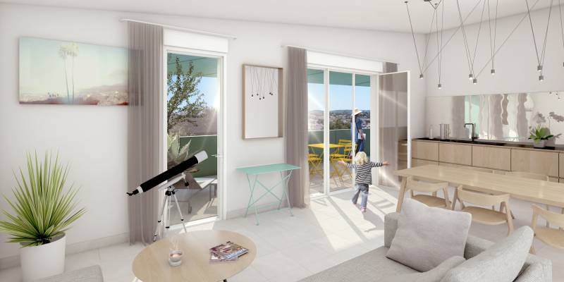 Appartements neufs du T2 au T5 à Montpellier