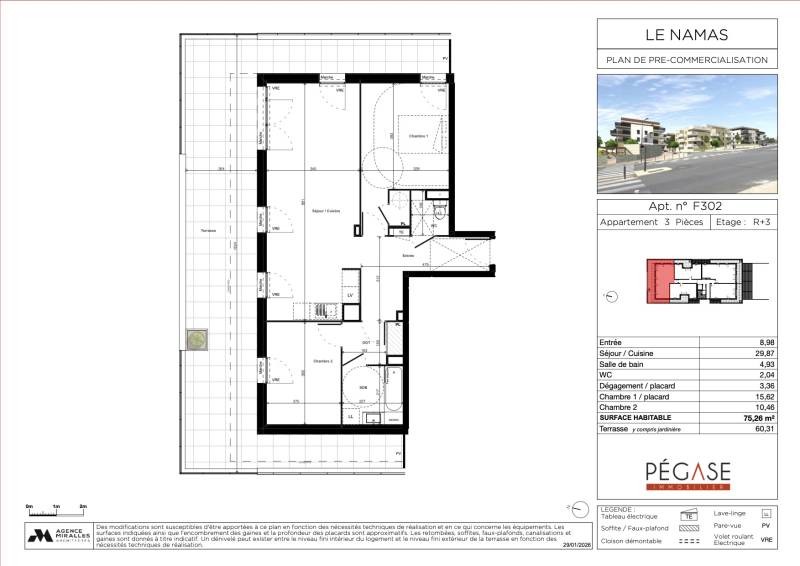 Appartements Neufs Nîmes Le NAMAS Jean Jaurès