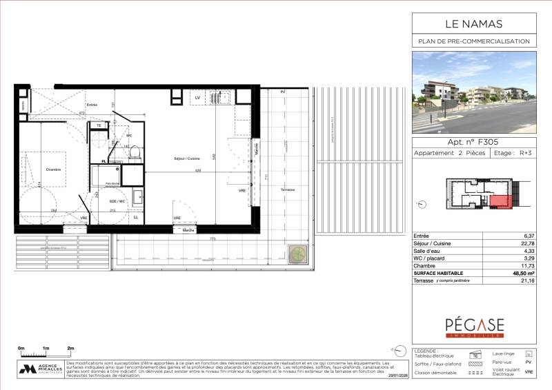 Appartements Neufs Nîmes Le NAMAS Jean Jaurès