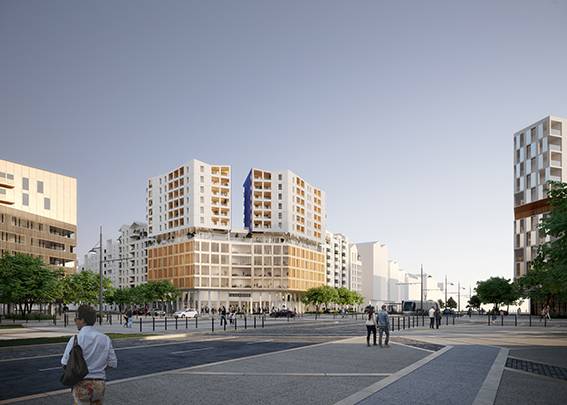 Pegase Immobilier PRISM ZAC République à Montpellier 168 logements neufs