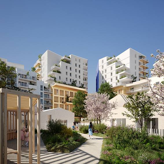 PRISM Pegase Immobilier ZAC République à Montpellier logements neufs commerces et bureaux