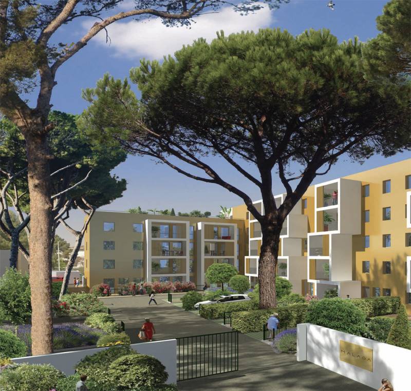 Malaga une résidence à l’ombre des pins à Montpellier