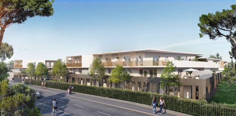 Habitez ou investir dans cette résidence de logements neufs avec terrasse et jardin à CASTELNAU LE LEZ
